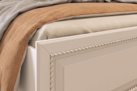 Белла Кровать 1.6 комфорт белый/джелато софт в Таре - tara.katalogmebeli.com | фото 4