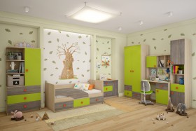 Детская комната Пуговка в Таре - tara.katalogmebeli.com | фото