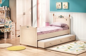 Кровать детская Балли 2-х уровневая (венге/белфорт) в Таре - tara.katalogmebeli.com | фото 2