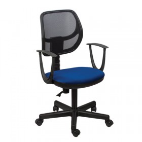 Кресло BRABIX Flip MG-305 (сине-черный) в Таре - tara.katalogmebeli.com | фото 3