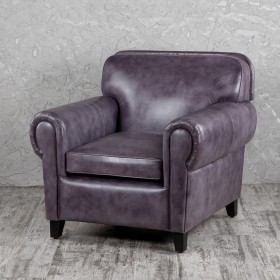 Кресло кожаное Элегант (Фиолетовый) в Таре - tara.katalogmebeli.com | фото