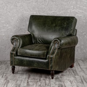 Кресло кожаное Лофт Аристократ (ширина 1070 мм) в Таре - tara.katalogmebeli.com | фото