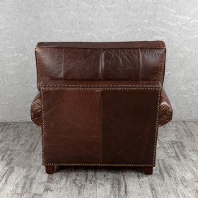 Кресло кожаное Лофт Аристократ (ширина 1100 мм) в Таре - tara.katalogmebeli.com | фото 7