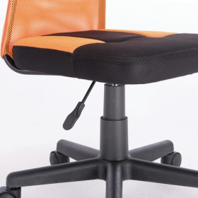 Кресло компактное BRABIX Smart MG-313 (черный, оранжевый) в Таре - tara.katalogmebeli.com | фото 5