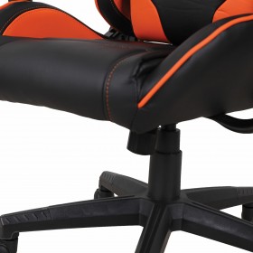 Кресло компьютерное BRABIX GT Racer GM-100 (черный, оранжевый) в Таре - tara.katalogmebeli.com | фото 2