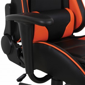 Кресло компьютерное BRABIX GT Racer GM-100 (черный, оранжевый) в Таре - tara.katalogmebeli.com | фото 3