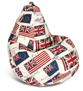 Кресло-мешок Британский Флаг в Таре - tara.katalogmebeli.com | фото 1