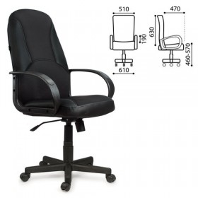 Кресло офисное BRABIX City EX-512 (черное) в Таре - tara.katalogmebeli.com | фото