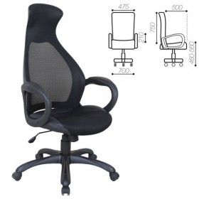 Кресло офисное BRABIX Genesis EX-517 (черное) в Таре - tara.katalogmebeli.com | фото