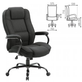 Кресло офисное BRABIX Heavy Duty HD-002 (ткань) в Таре - tara.katalogmebeli.com | фото 1