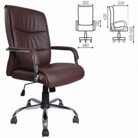 Кресло офисное BRABIX Space EX-508 (коричневый) в Таре - tara.katalogmebeli.com | фото