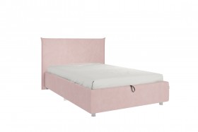 Кровать 1,2 Квест (Нежно-розовый велюр/под-мех) в Таре - tara.katalogmebeli.com | фото