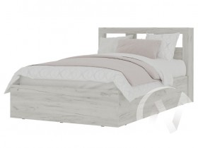 Кровать 1,2 МС Гранд (дуб крафт белый) в Таре - tara.katalogmebeli.com | фото 1