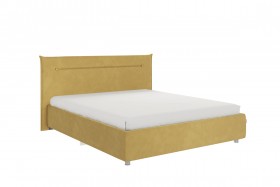 Кровать 1,6 Альба с основанием (Медовый велюр) в Таре - tara.katalogmebeli.com | фото