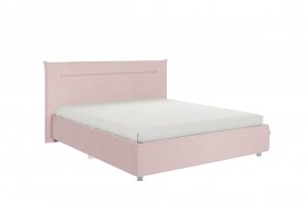 Кровать 1,6 Альба с основанием (Нежно-розовый велюр) в Таре - tara.katalogmebeli.com | фото