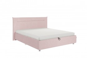 Кровать 1,6 Альба (Нежно-розовый велюр/под-мех) в Таре - tara.katalogmebeli.com | фото 1