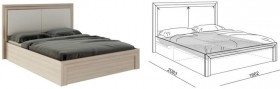 Кровать 1,6 Глэдис (М32) с подъемным механизмом Распродажа в Таре - tara.katalogmebeli.com | фото 2