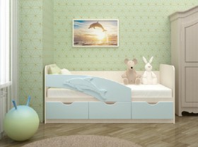 Кровать детская 1,6м Дельфин (Розовый металлик) в Таре - tara.katalogmebeli.com | фото
