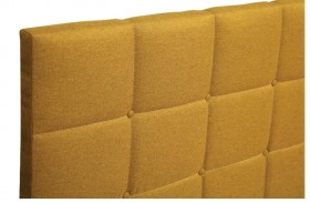 Кровать "Диана" ш. 1400 (Н=1010мм) (жаккард горчица) в Таре - tara.katalogmebeli.com | фото 5