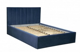 Кровать "Юнона" ш. 1600 (Н=1020мм) (ягуар нэви) в Таре - tara.katalogmebeli.com | фото