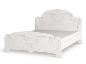 Кровать 1,6м Мария (Белый глянец) в Таре - tara.katalogmebeli.com | фото