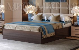 Кровать Нэнси 1,4м (Венге/капучино глянец) в Таре - tara.katalogmebeli.com | фото