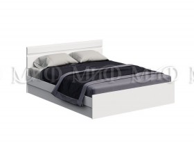 Кровать Нэнси New 1,6м (Белый/белый глянец) в Таре - tara.katalogmebeli.com | фото