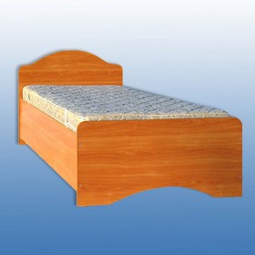 Кровать одинарная с ящиками 800-1 без матраса (круглые спинки) Вишня Оксфорд в Таре - tara.katalogmebeli.com | фото 2