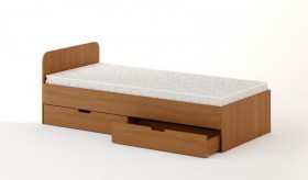 Кровать с ящиками 900 (Бук темный) в Таре - tara.katalogmebeli.com | фото
