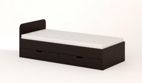 Кровать с ящиками 900 (Венге) в Таре - tara.katalogmebeli.com | фото