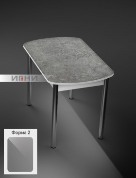 Кухонный стол 1100*700/400 ф 2 Пластик, урбан серый в Таре - tara.katalogmebeli.com | фото 1