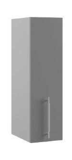 Квадро П 200 шкаф верхний (Ваниль кожа/корпус Серый) в Таре - tara.katalogmebeli.com | фото
