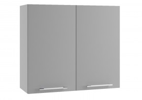 Лофт П 800 шкаф верхний (Штукатурка белая/корпус Серый) в Таре - tara.katalogmebeli.com | фото