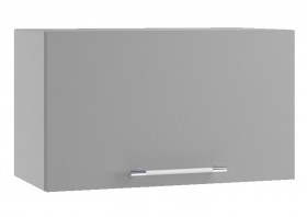 Лофт ПГ 600 шкаф верхний горизонтальный (Штукатурка белая/корпус Серый) в Таре - tara.katalogmebeli.com | фото