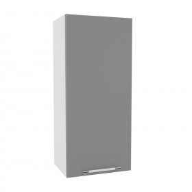 Лофт ВП 400 шкаф верхний высокий (Штукатурка белая/корпус Серый) в Таре - tara.katalogmebeli.com | фото