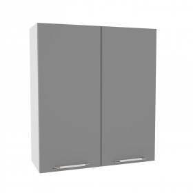 Лофт ВП 800 шкаф верхний высокий (Штукатурка белая/корпус Серый) в Таре - tara.katalogmebeli.com | фото