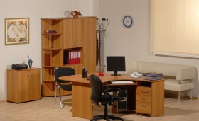 Мебель для персонала Рубин 42 Светлый миланский орех в Таре - tara.katalogmebeli.com | фото 2