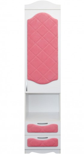 Пенал с ящиками серии Иллюзия 89 Розовый в Таре - tara.katalogmebeli.com | фото