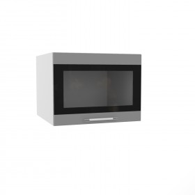 Ройс ГВПГСФ 600 Шкаф верхний горизонтальный (Ваниль софт/корпус Серый) в Таре - tara.katalogmebeli.com | фото