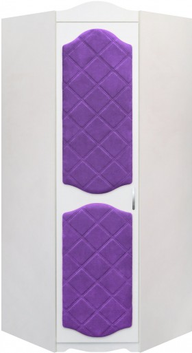 Шкаф угловой Иллюзия 32 Фиолетовый в Таре - tara.katalogmebeli.com | фото 1