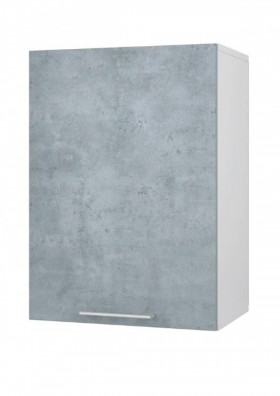 Шкаф 45 с фасадом Лофт (Камень Оленна/Белый) в Таре - tara.katalogmebeli.com | фото