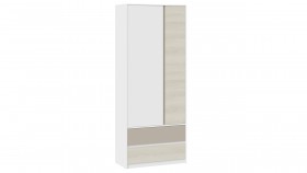 Шкаф для одежды комбинированный «Сканди» Дуб Гарден/Белый/Глиняный серый в Таре - tara.katalogmebeli.com | фото