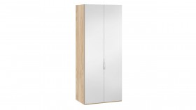 Шкаф для одежды с 2 зеркальными дверями «Эмбер» Яблоня Беллуно в Таре - tara.katalogmebeli.com | фото