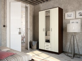 Шкаф-для одежды Трио в Таре - tara.katalogmebeli.com | фото