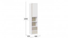 Шкаф комбинированный «Сканди» Дуб Гарден/Белый/Глиняный серый в Таре - tara.katalogmebeli.com | фото 4