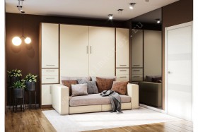 Шкаф-кровать с диваном Злата в Таре - tara.katalogmebeli.com | фото