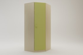 Шкаф угловой (угловая секция) Эппл (Зеленый/Клен) в Таре - tara.katalogmebeli.com | фото 2