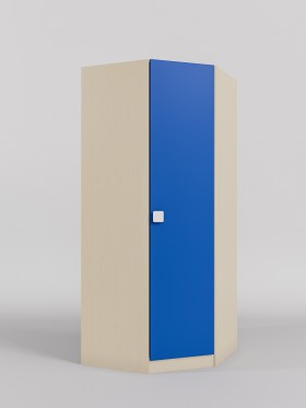 Шкаф угловой (угловая секция) Скай (Синий/корпус Клен) в Таре - tara.katalogmebeli.com | фото 1
