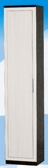 Шкаф высокий ДЛЯ ГОСТИНОЙ ШВ-450 Венге/Дуб выбеленный в Таре - tara.katalogmebeli.com | фото