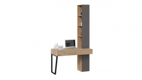 Стол письменный со шкафом комбинированным (настольным) «Порто» в Таре - tara.katalogmebeli.com | фото